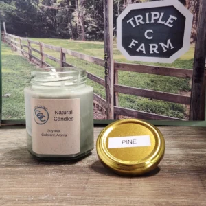 Natural Candle Pine